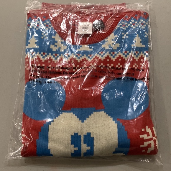 Disney’s mens Mickey Mouse Ugly Christmas Sweater - Picture 2 of 13